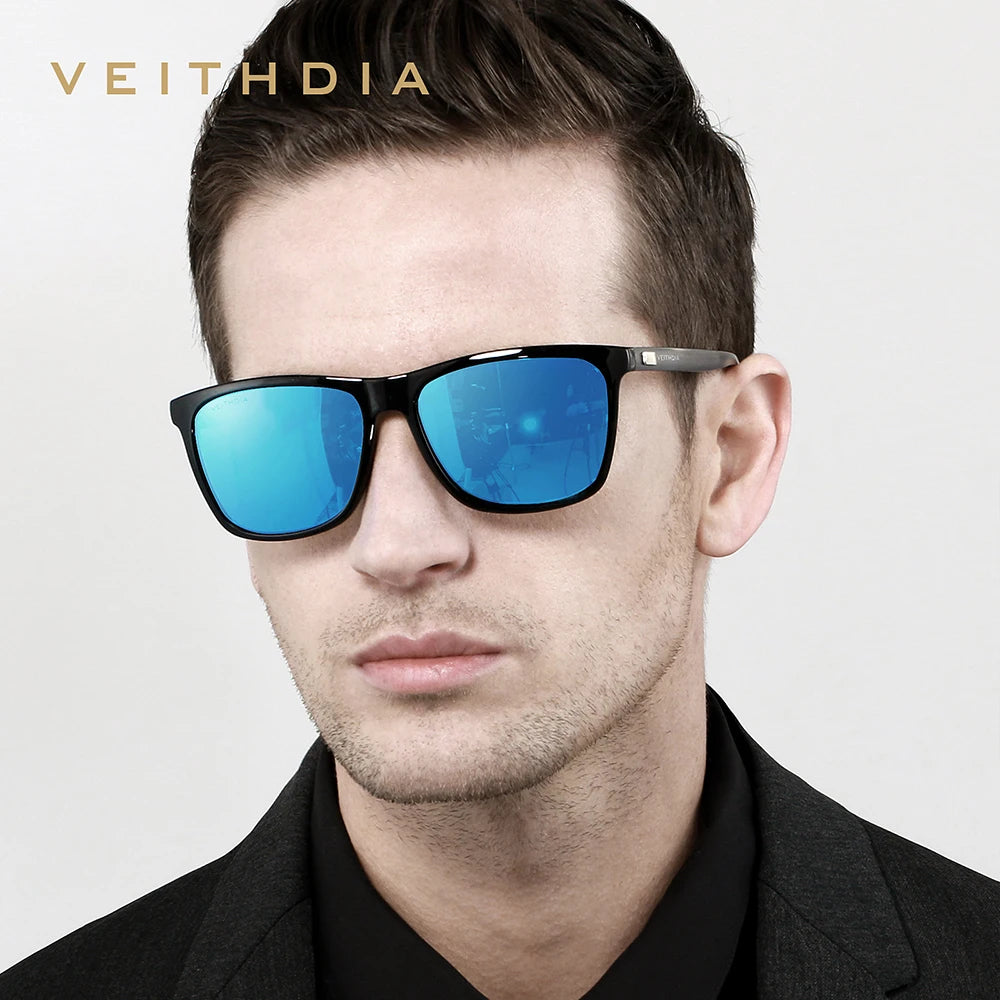 Brand Sunglasses Unisex Retro Aluminum+Tr90 Sunglasses Polarized Lens Vintage Eyewear Sun Glasses for Men/Women 6108