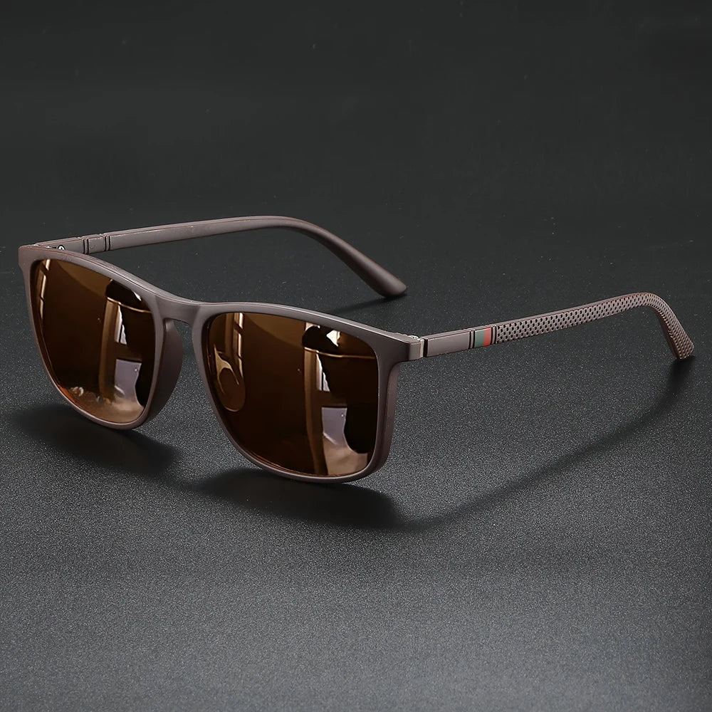 2Pcs Luxury Square Vintage Polarized Cycling Sunglasses UV400 Men Women Fashion Eyewear Travel Driving Fishing Sun Glasses