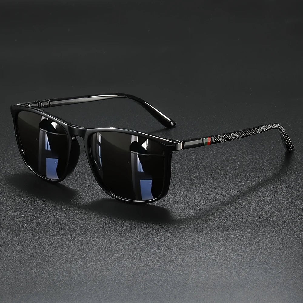 2Pcs Luxury Square Vintage Polarized Cycling Sunglasses UV400 Men Women Fashion Eyewear Travel Driving Fishing Sun Glasses