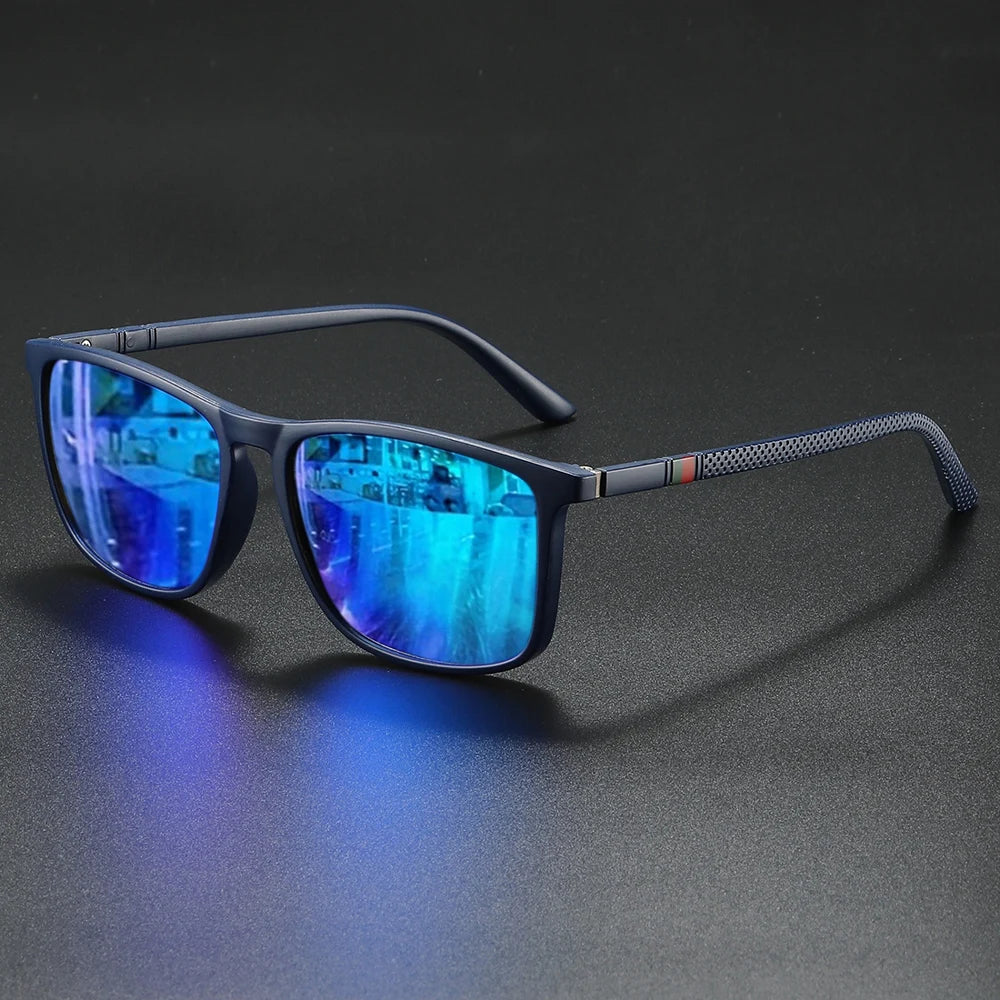 2Pcs Luxury Square Vintage Polarized Cycling Sunglasses UV400 Men Women Fashion Eyewear Travel Driving Fishing Sun Glasses